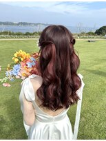 ワァームブライダル(Wa-fam Bridal) ロングヘアセット/ハーフツイン