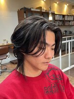 スタジオフォーエイチ(STUDIO 4H)&nbsp;ニュアンスパーマ/シースルーウルフ/シースルーセンターパート