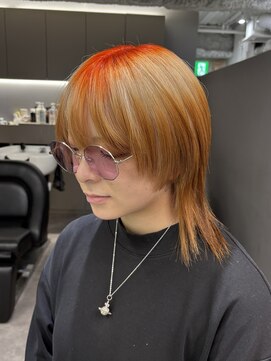 ロテ 名古屋 名駅店(Lote.) くびれヘア/アプリコットオレンジ/夏のヘアアレンジ/名古屋