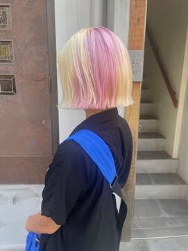 カンナ オーガニック ヘアデザイン(CANNA ORGANIC & HAIR DESIGN) 抜きっぱなし×ペールピンク