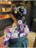 【札幌円山】ヘアセット/袴/編みおろしポニー