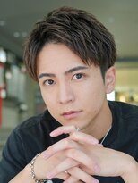 テン 心斎橋(tenn.)&nbsp;難波フェザーパーマフェザーショートニュアンスパーマ20代黒髪