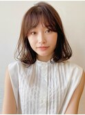 ボブ 内巻き ワンカール パーマ ワンカールパーマ前髪パーマ