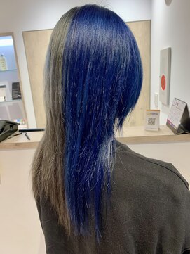 ルルバイアズール 草加店(LULU by azule) ツートンカラー,グレー,ブルー【草加】