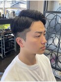 アップバングショート　宇部市/理容室/理容院/メンズカット