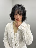 コエ(koe')&nbsp;黒髪ボブ × パーマスタイリンク