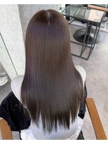 ルート 南堀江(route)&nbsp;ショコラグレージュ/髪質改善/艶髪/縮毛矯正/前髪カット/南堀江