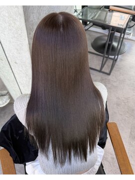 ルート 南堀江(route) ショコラグレージュ/髪質改善/艶髪/縮毛矯正/前髪カット/南堀江