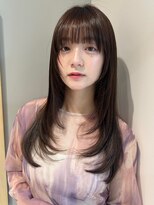 トリッカ 銀座(tricca)&nbsp;ロングレイヤー/ワンカール/暗髪ロング