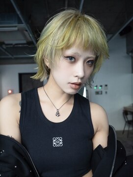 ギークス(GEEKS) 【GEEKS渋谷】レイヤーボブ/ハッシュカット/ミックスカラー/小顔