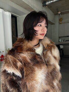 フィルムス 表参道(FILMS) ココアベージュ/黒髪/クラゲヘアー/オリーブグレー/ボブ/表参道