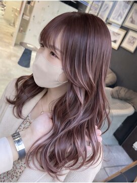 アース 豊橋店(HAIR&MAKE EARTH) 透明感ピンクベージュ