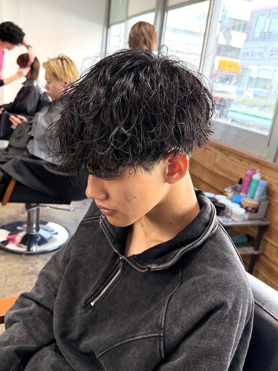パーマ 他のヘアスタイルはこちら→@fifth_yusuke 〖簡単#メンズパーマセット