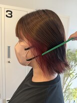アウラヘアーサロン(aura hair salon)&nbsp;イヤリング×ピンクベージュ