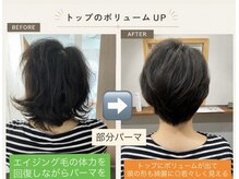 シュクルヘアー(Sucre Hair)の雰囲気(エイジング毛にボリュームを♪ケラチン成分追加でハリコシUP)