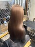 【ツヤ髪】縮毛矯正+カット+リタッチカラー+ケラチントリートメント/19500