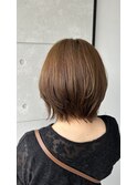 joyeux夏らしいベージュでくびれボブ【盛本彩乃】