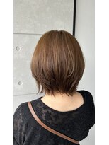 ジョワイユヘアーデザイン(Joyeux)&nbsp;joyeux夏らしいベージュでくびれボブ【盛本彩乃】