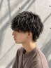 カット＋波巻きパーマ［メンズカット/メンズパーマ/長崎駅/眉毛/毛流れ］