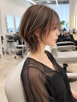 ダブルトーキョー シブヤ(W-TOKYO SHIBUYA)&nbsp;ウルフハイライト×ショートウルフハッシュカット20代30代40代