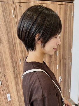 アッシュ 豊田店(Ash) ショートボブ/ひし形ショート/ココアブラウン