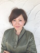 ルシード スタイル レクラ 栄生店(L'UCIDO STYLE L'eclat)&nbsp;冬の大人ショートボブ