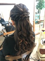 ロカット サロン(Roquat Salon)&nbsp;定番ロングハーフアレンジ【ヘアアレンジ　立川南/立川/袴/袴】