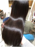 Lyrae 酸性ストレート縮毛矯正ブルージュ 似合わせカット