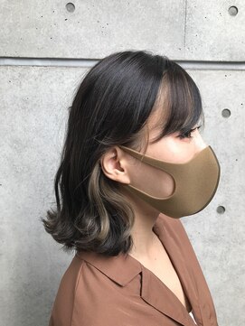 アグ ヘアー グスマン 西永福店(Agu hair guzman) インナーカラー×ブルージュ