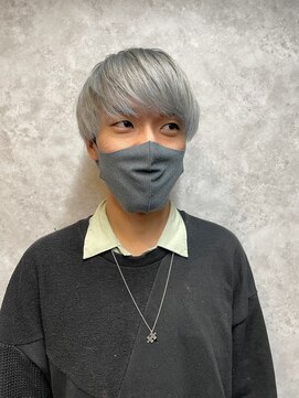 レベル 葛西店(LEVEL) シルバーカラー シルバーアッシュ ホワイトシルバー 葛西メンズ