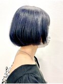 ボブ×ブルーブラック