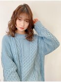 ナチュラルブラウン×ふんわりカール☆