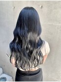 【.eer/ディア】ブルーブラック/韓国風ヘア/暗染/就活カラー