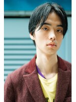 ボンド 三軒茶屋(Bond)&nbsp;ナチュラル縮毛矯正×センターパート【三軒茶屋 メンズカット】