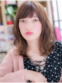 くせ毛風カールｘ斜めバングラブクラシカルc5戸頭20代30代40代