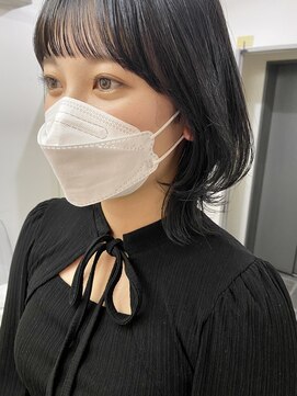 キートス 高知店(kiitos) ◯くびレイヤーひし形シルエット外ハネボブ20代30代40代