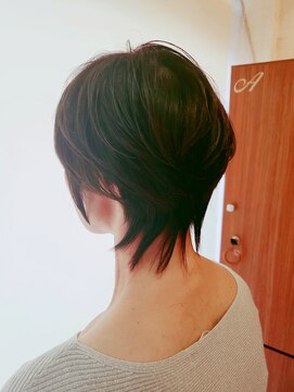 アール 滝ノ水店(#arl) ショートウルフショートカットブラウンベージュ