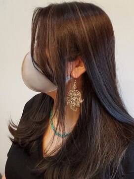 エルア 辻堂(LR.) 大人ハイライト/シークレットハイライト/抜け感ベージュショート