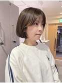 【 YOKE 】ミニボブ重ためボブ韓国ボブ顔まわりレイヤー小顔