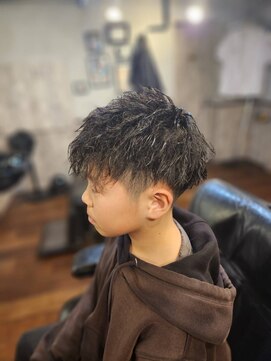 スマイルヘアー(Smile hair) ツーブロック&ソフトツイストパーマ