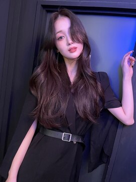 ザシェノンアオヤマ(THE CHAINON AOYAMA) くびれヘア／韓国ヘア/レイヤーカット／ダークグレージュ