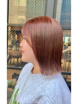 オーガニック アトリエ 大宮(organic+atelier) 2wayバング韓国前髪シースルーミディアムくびれヘア顔周り