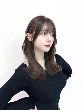 アディション 新宿(ADITION) 春カラー/レイヤーカット/マロングレージュ