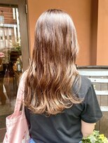 ココカラヘアー ニコ(cococara hair nico)&nbsp;明るい白髪染め/ハイトーン/ブリーチなし/レイヤーカット