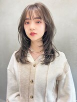 ロイジー(roijir) レイヤーカット×髪質改善×オリーブグレージュ