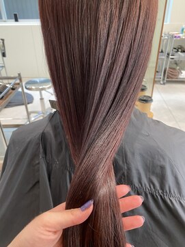 ローレンアオ(LOREN AO) 暖色カラー/ロング/ワインレッド/ニュアンスカラー/イメチェン