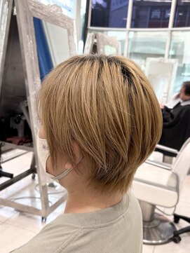 アッシュ 関内店(Ash) ショートボブヘア　レディーススタイル　前髪あり