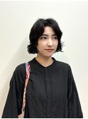 ボブ×ニュアンスパーマ