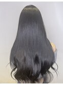 透明感ダークグレージュカラー