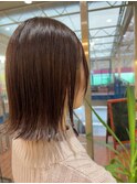 ショコラブラウン×切っぱなし